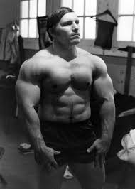 Bill Seno's most famous pic, looking swole as hell at probably 242, still with a six pack.